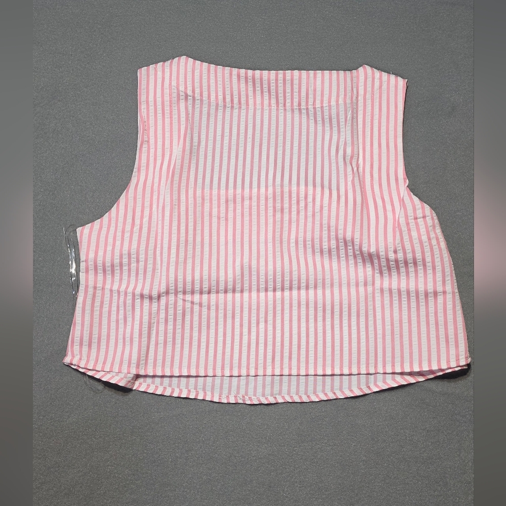 HYFVE SET Pink Striped Seersucker New In Poly Bag Small/Medium/Large Available - Picture 5 of 15